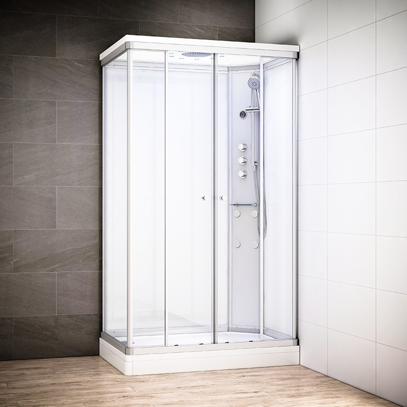SILVER 140 x 90 cm Droite Hydro Blanc