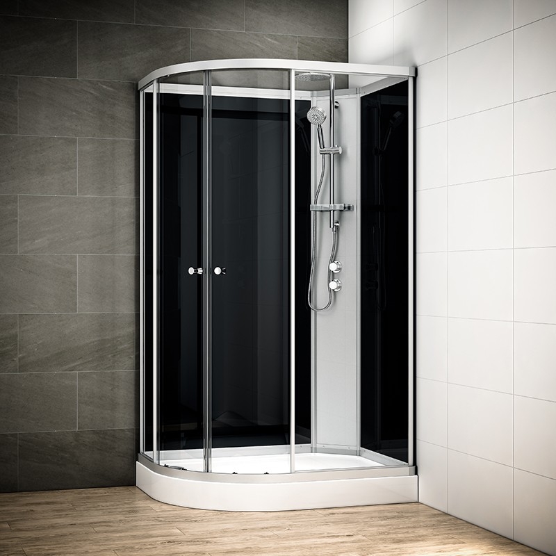SILVER 70 x 90 cm Droite Noir